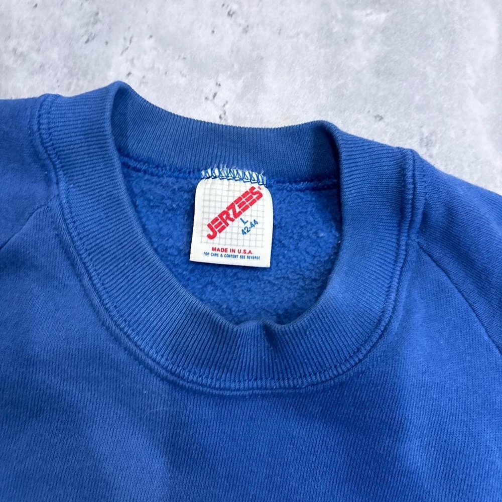 Unisex Vintage 80s Jerzees Lake Placid maple leaf graphic crewneck - Picture 3 of 7